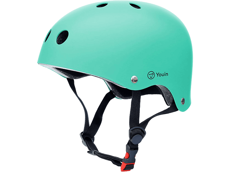 Casco - Youin MA2016M, Infantil, Talla M (54-57 cm), Para bicicleta y patinete, Menta