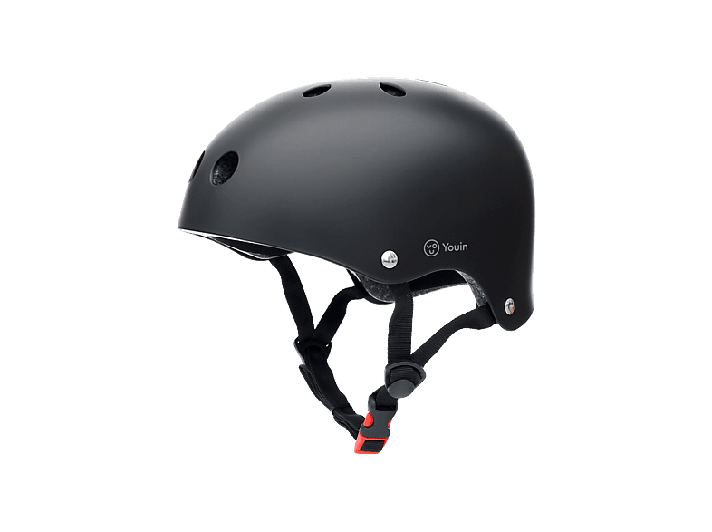 Casco - Youin MA1016, Básico, Talla L (58-61 cm), Para bicicletas y patinetes, Norma EN1078, Negro