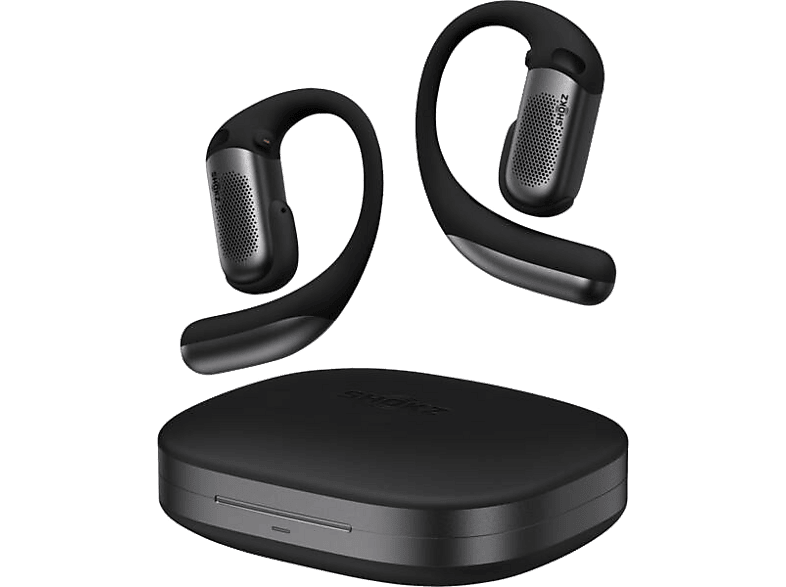 Auriculares True Wireless - Shokz OpenFit Pro, 50 h Autonomía, Reducción de Ruido, IP55, Negro