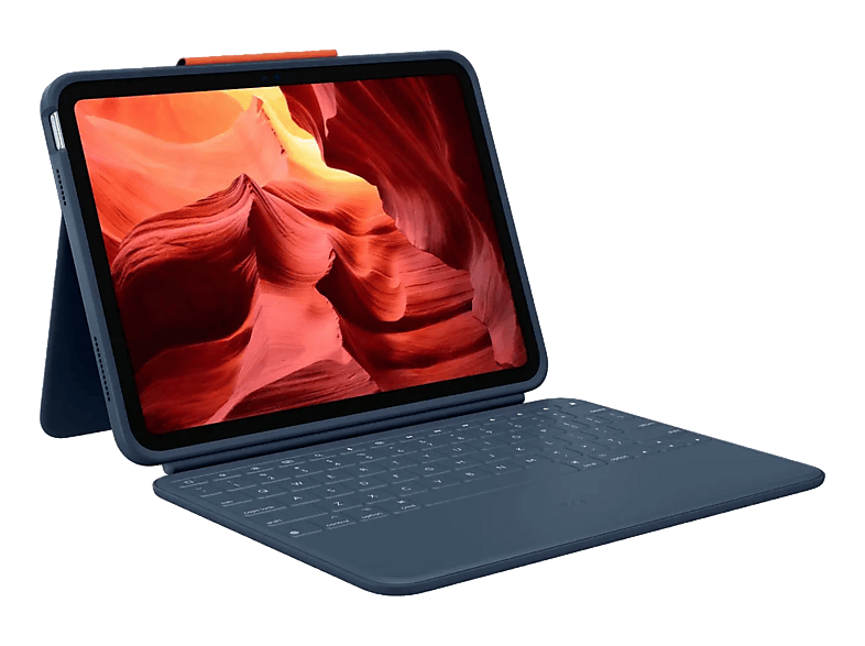 LOGITECH Rugged Combo 4 (iPad 10. Generation) CH EDU Tastatur-Case Classic Blue