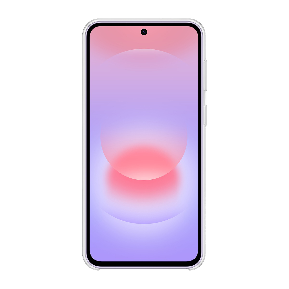 Ekranında gradyan arka planı olan modern bir akıllı telefon.