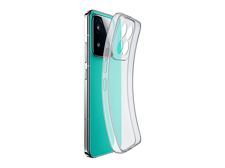 Funda móvil - CellularLine Fine, Xiaomi 15, Transparente