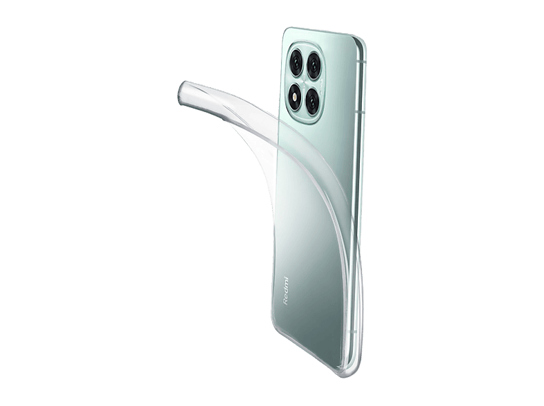 Funda móvil - CellularLine Fine, Xiaomi Redmi Note 14 Pro 5G, Transparente
