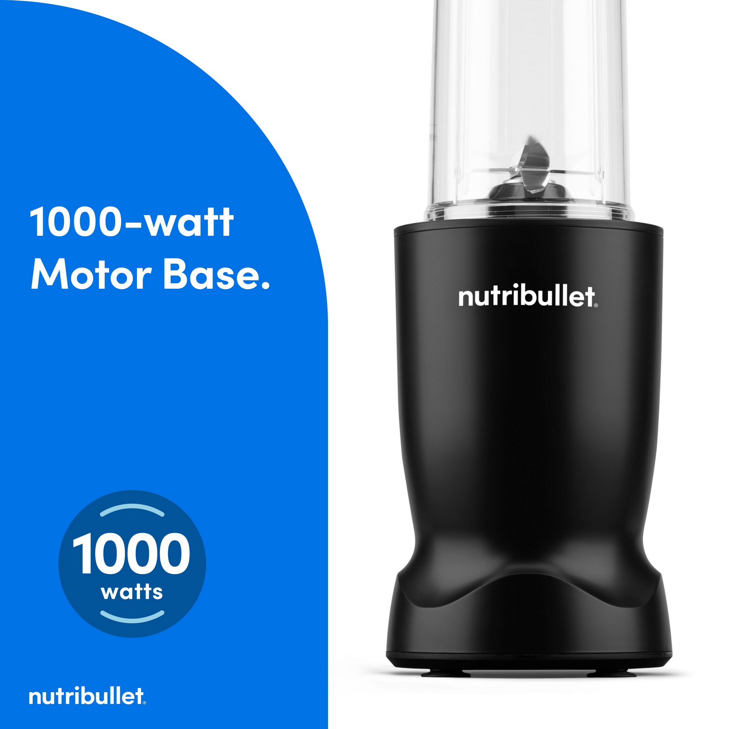 1000-watt Motor Base. 1000 watts nutribullet