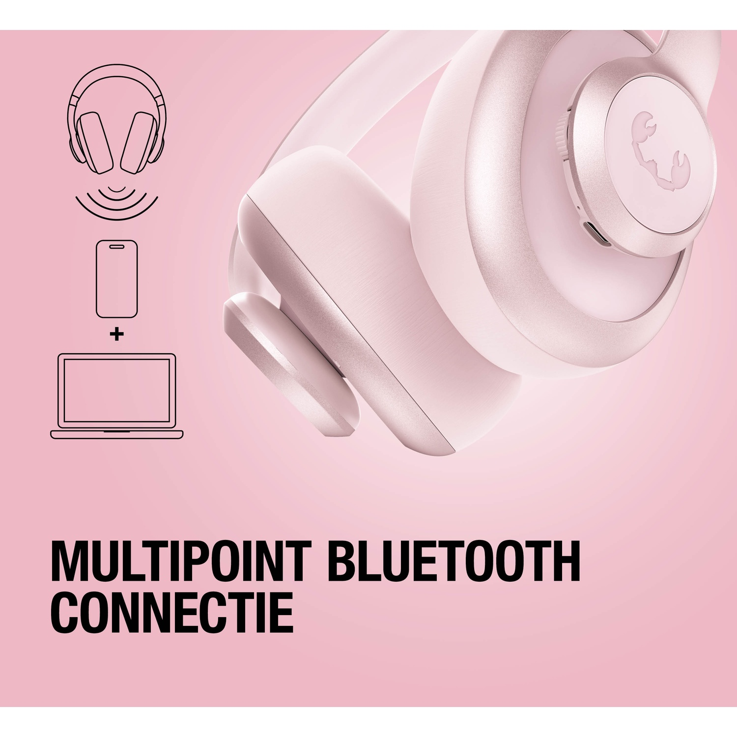 Casque et appareils avec connexion Bluetooth multipoint.