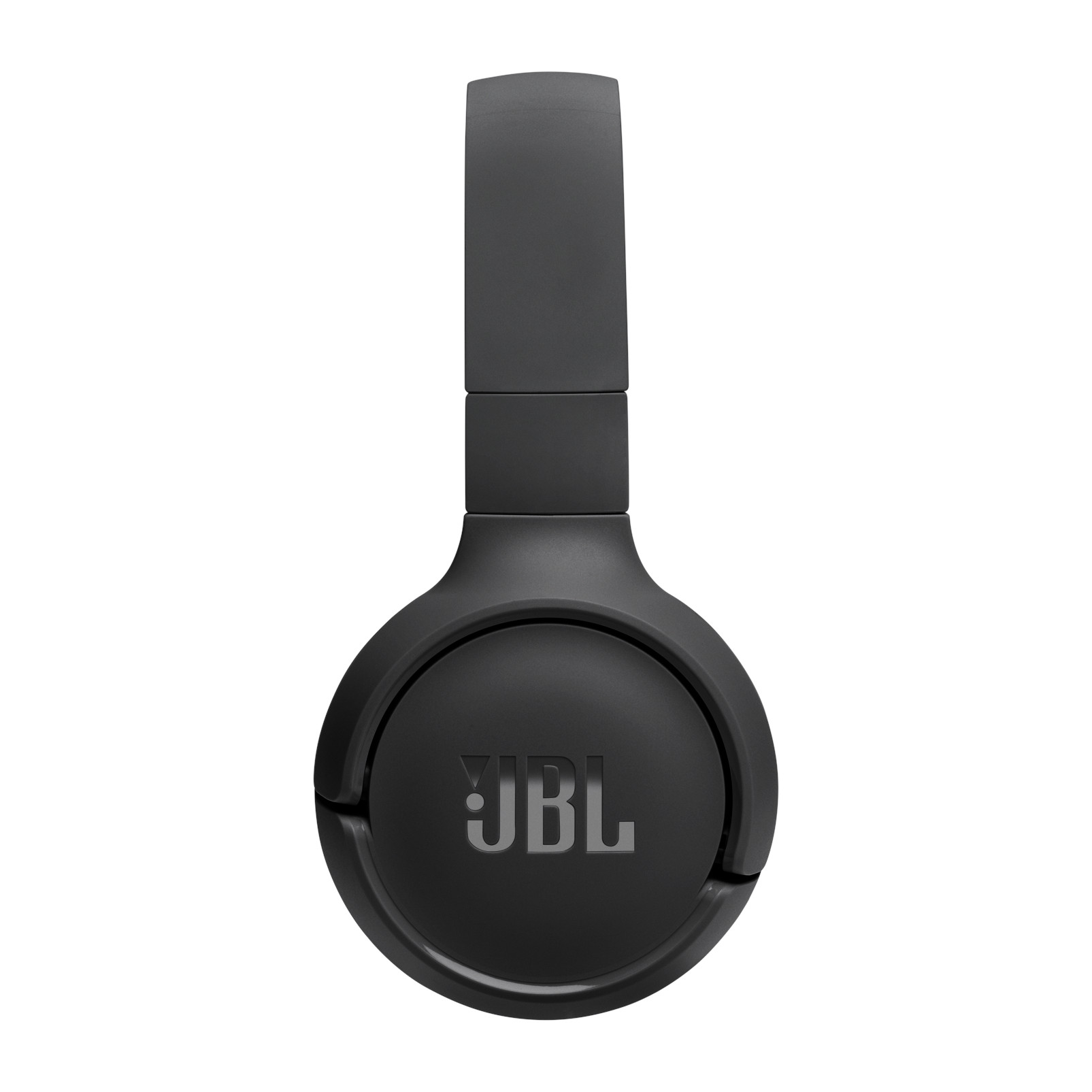 Schwarzer JBL Kopfhörer mit gepolsterten Ohrmuscheln und verstellbarem Bügel.