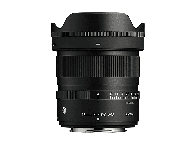 OBIETTIVO SIGMA 15/1.4 DC FUJI X-Mount C Lunghezza focale fissa Grandangolo, compatibilità Fuji
