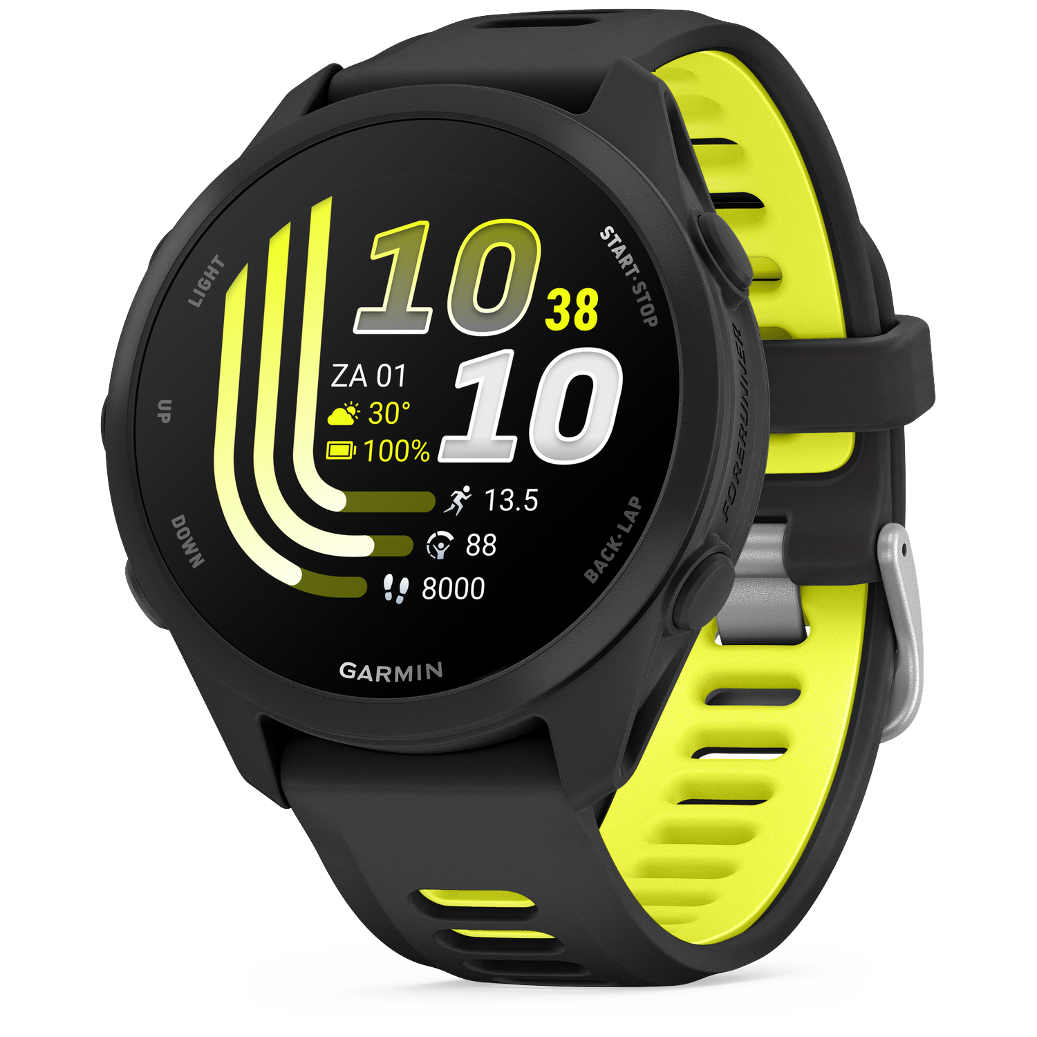 GARMIN Forerunner 170 Sporthorloge Black/Amp Yellow