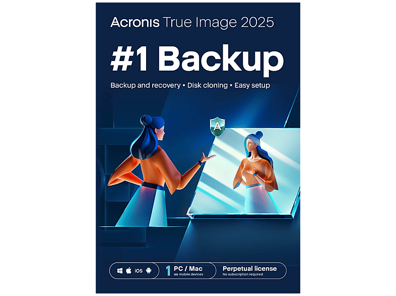 Acronis True Image 2025 1 PC ou Mac