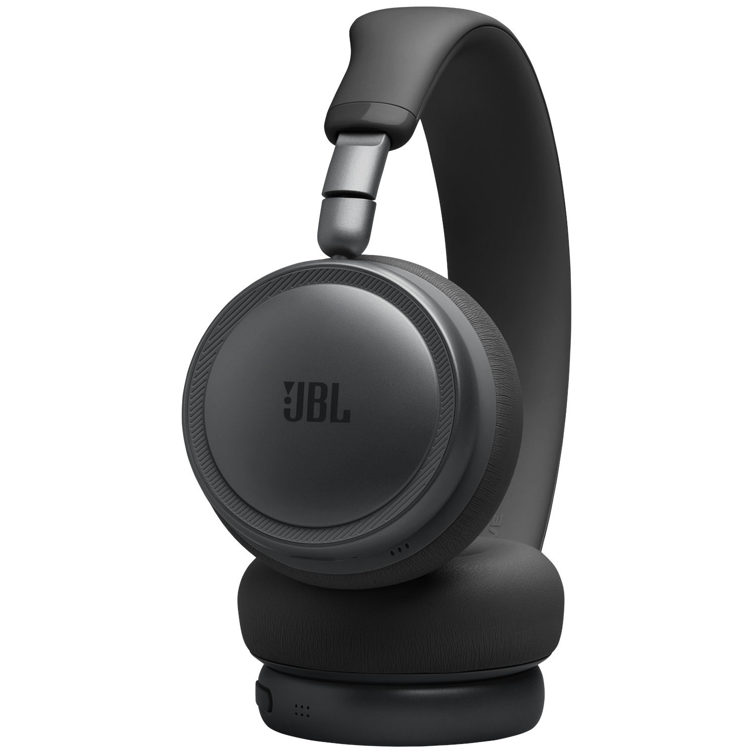 Black JBL headphones with padded earcups and an adjustable headband.