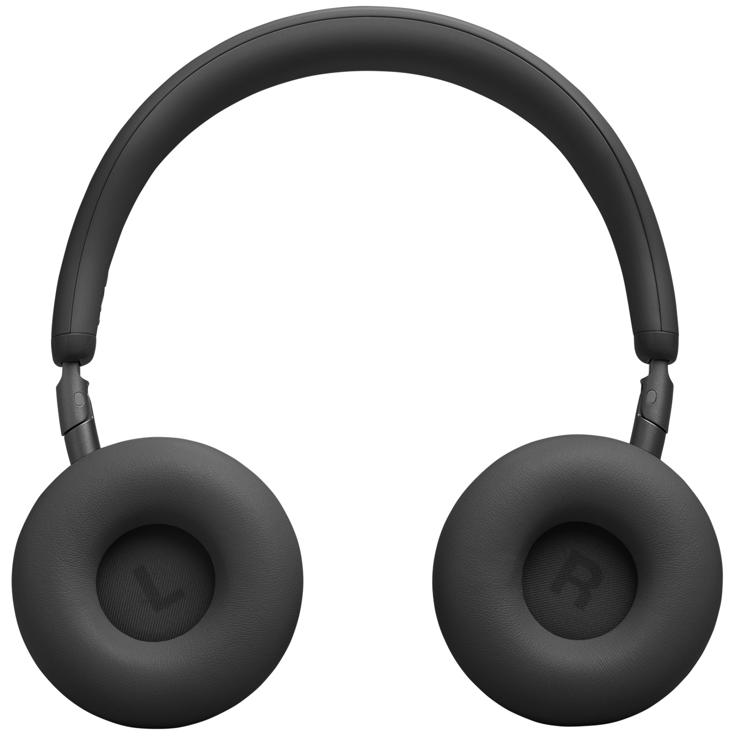 Casque supra-auriculaire noir avec coussinets rembourrés et arceau incurvé.