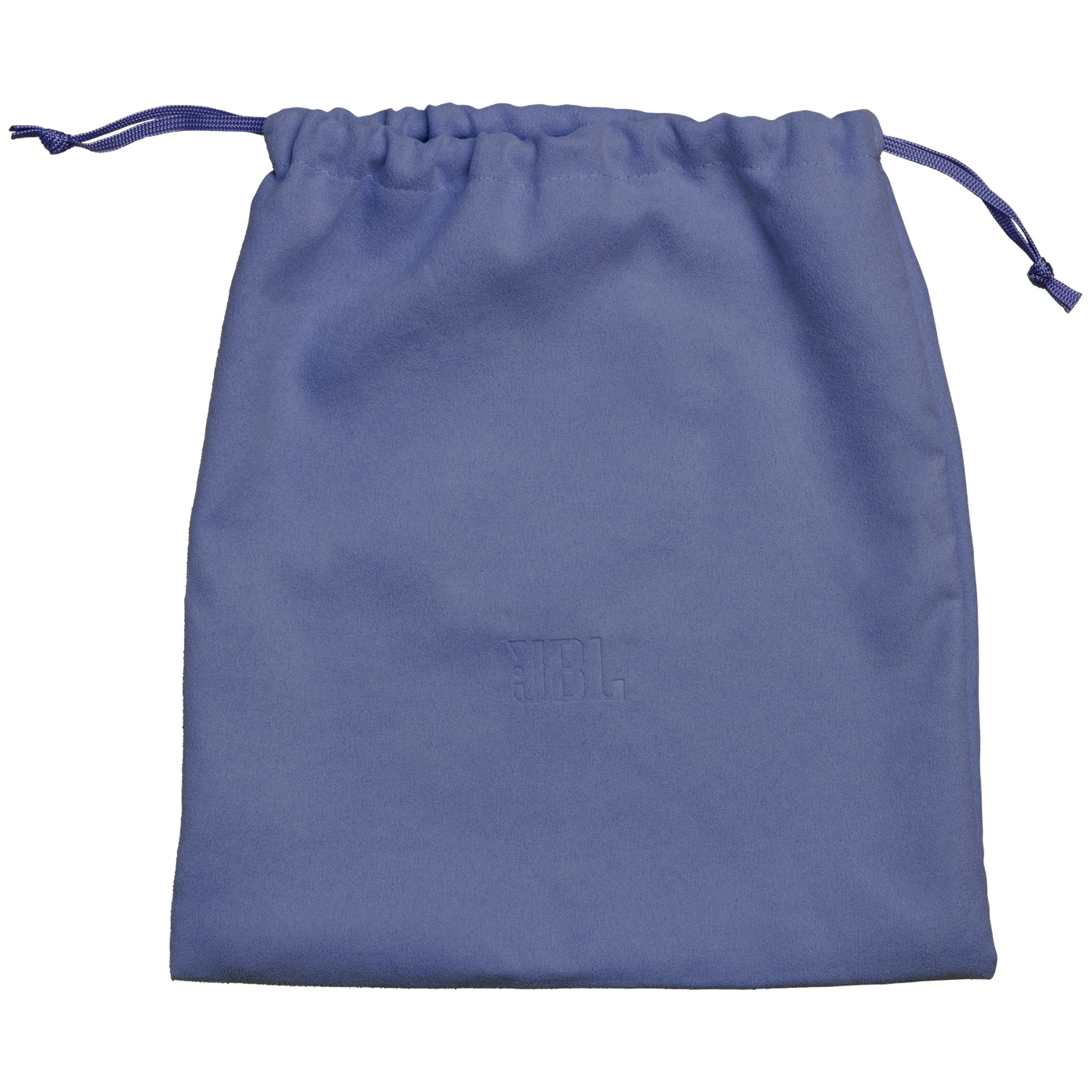 Une pochette à cordon bleu-violet avec logo JBL.