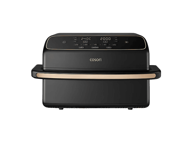 Freidora de aire - Cosori Twinfry™ Dual Blaze Compact, 8.6 l, 2700 W, 240 °C, 2 Cestas, Negro