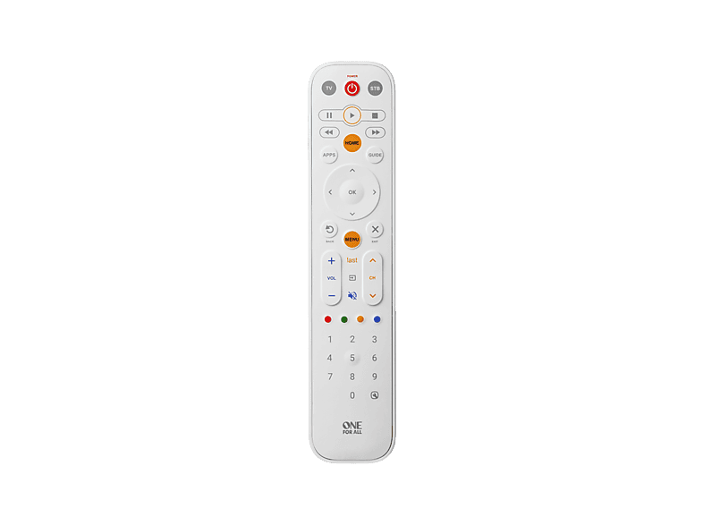 Mando a distancia - One for all URC 9290, Universal, Ergonómico, Blanco