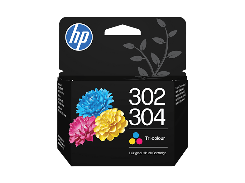 Cartucho de tinta - HP 302/304 Tricolor, Capacidad Impresión 100 páginas, Amarillo, Cian y Magenta