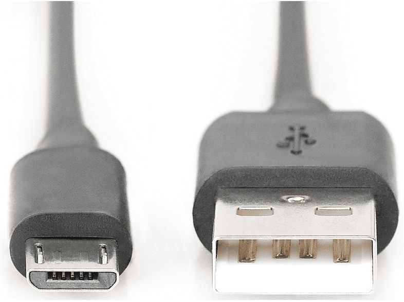 ASSMANN digitUS USB-A auf Micro-B Anschlusskabel, 1m, Schwarz; USB-Kabel — Foto 4 von 4