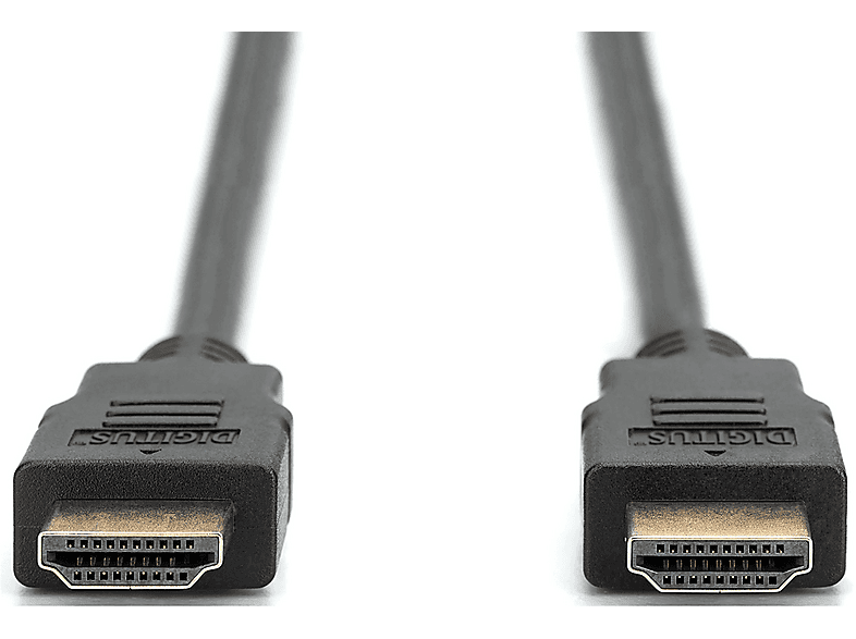 Assmann digitUS HDMI High Speed mit Ethernet Anschlusskabel, 3m, Schwarz; HDMI-Kabel----HDMI-Kabel — Foto 3 von 3