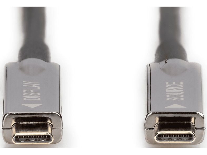 DIGITUS USB-C auf USB-C AOC AV-Kabel, UHD 4K / 60 Hz, 10 m, Schwarz; USB-C AV-Kabel----USB-C AV-Kabel — Foto 4 von 4
