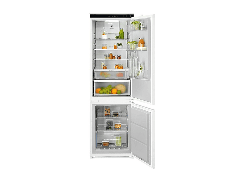 FRIGORIFERO DA INCASSO ELECTROLUX LNT6MD18S3, Capacità netta totale 248 l, Rumorosità: 34 dB(A), 4 ripiani, Dimensioni: L 54,6 cm A 177,2 P 54,9 cm, Bianco, Classe D