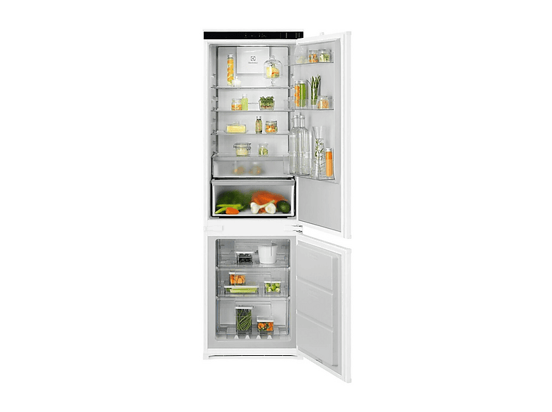 FRIGORIFERO DA INCASSO ELECTROLUX LNA7CD18S, Capacità netta totale 248 l, Rumorosità: 34 dB(A), 4 ripiani, Dimensioni: L 54,6 cm A 177,2 P 54,9 cm, Bianco, Classe D