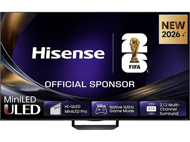 Hisense 55U7S pro (2026) 55 Zoll ULED MiniLED Smart TV 4K 165 Hz; LED TV
