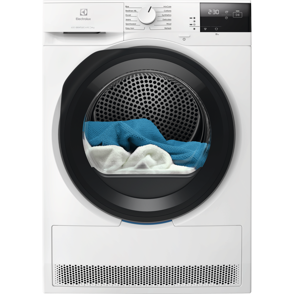 ELECTROLUX EW6D28CBE Hőszivattyús szárítógép 8kg, inverter, EcoFlow Filter, sötétszürke ajtó