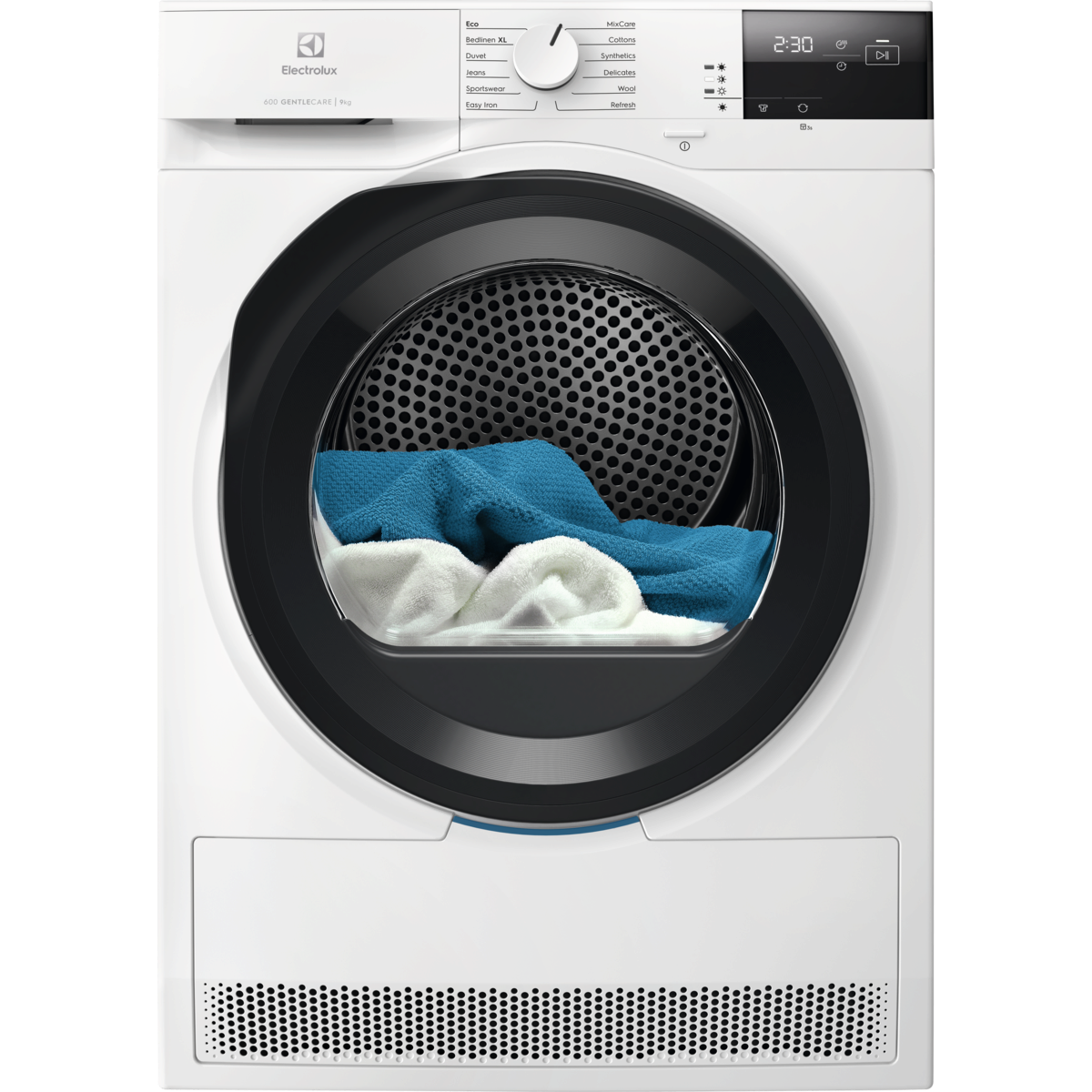 ELECTROLUX EW6D29CBE Hőszivattyús szárítógép 9kg, inverter, EcoFlow Filter, sötétszürke ajtó