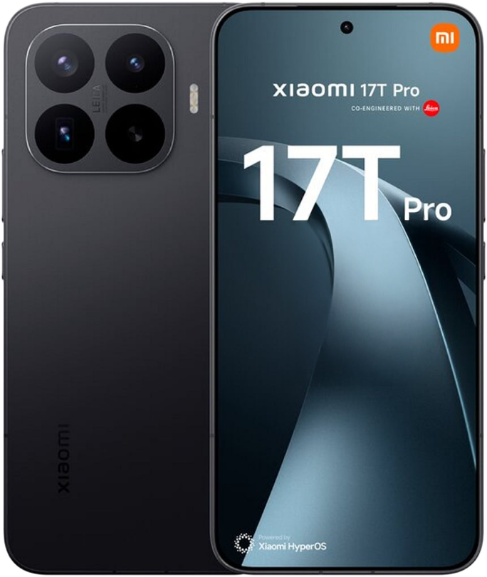XIAOMI 17T PRO 12/256 GB DualSIM Fekete Kártyafüggetlen Okostelefon (MZB0NUIEU)