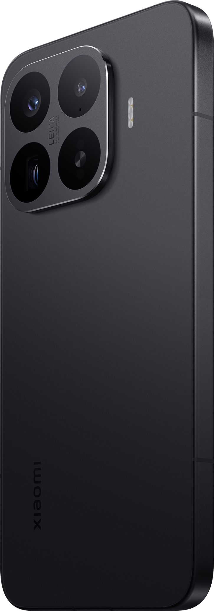 Sötétszürke okostelefon tripla Leica kamerával és Xiaomi logóval.