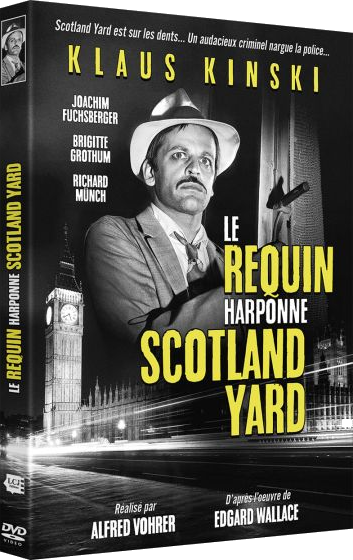 Klaus Kinski sur une affiche de film devant le Big Ben. Texte en français.