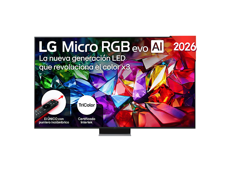 TV RGB Micro LED 86" - LG 86MRGB96B6B, UHD 4K, Procesador Inteligente α11 AI Processor 4K Gen3, Smart TV, DVB-T2 (H.265), Negro
