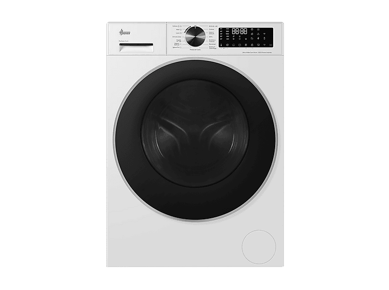 HOOVER H3D 4106BL10H-S LAVASCIUGA, Caricamento frontale, capacità lavaggio 10 kg, asciugatura 6 15 programmi, Profondità 66 cm, Giri 1400 rpm, Bianco, Nero, Classe D