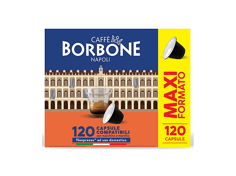 CAFFE' BORBONE Capsule Compatibili sistema Nespresso Miscela Suprema 120 capsule