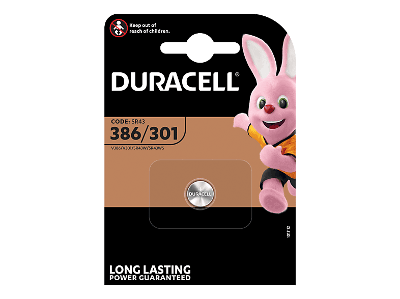 DURACELL 301 - Knopfzelle (Silber)
