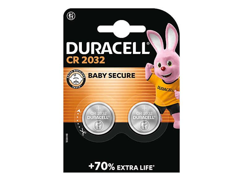 DURACELL CR2032 3 V - Knopfzelle (Silber)