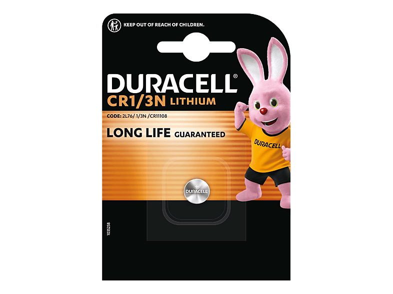 DURACELL CR1/3 N (DL1/3 N) Duracell 1-BL - Batterie (Silber)