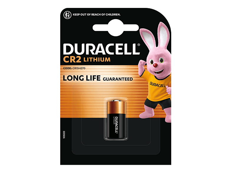 DURACELL CR2 ULTRA LITHIUM - Batterie (Schwarz/Kupfer)