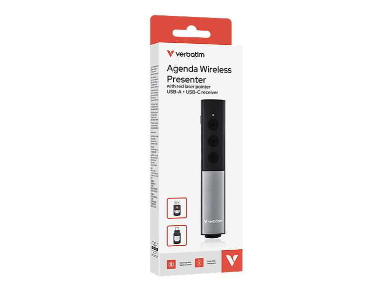 VERBATIM Agenda Wireless Presenter mit rotem Laserpointer — Foto 4 von 4