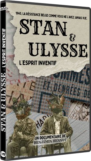 Couverture DVD avec deux hommes aux chapeaux étranges. Titre : Stan & Ulysse