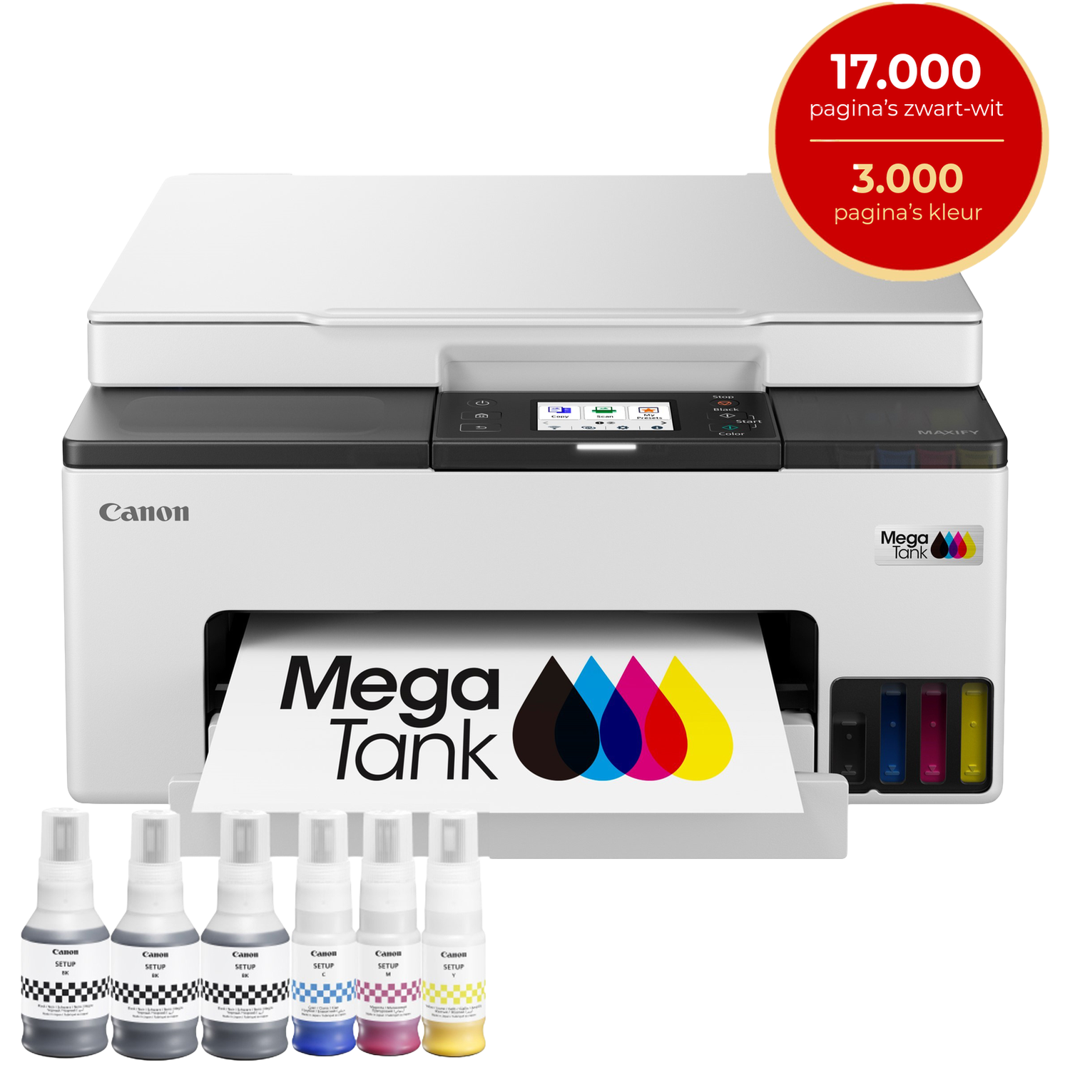 Canon Maxify Gx1051 Megatank All-in-one-printer Ink Print Kleur A4