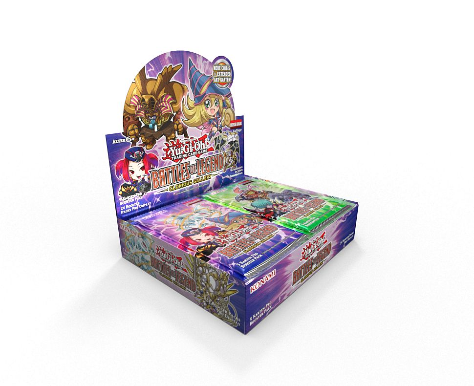 Yu-Gi-Oh Sammelkartenspiel: Battles of Legend Glorious Gallery Display.