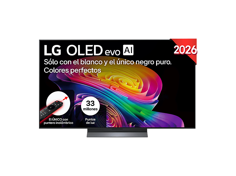 TV OLED 48″ – LG OLED48C65LA, evo 4K, Procesador Inteligente α11 AI Processor 4K Gen3, Smart TV, DVB-T2 (H.265), Negro