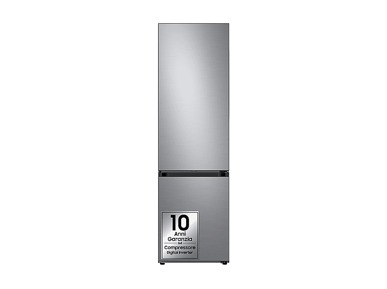 FRIGORIFERO COMBINATO SAMSUNG RB38C7B5BS9/EF, Capacità netta totale 387 l, Rumorosità: 35 dB(A), LAN wireless, 4 ripiani, Dimensioni: L 59,5 cm A 203 P 65,8 cm, Inox Spazzolato, Classe B