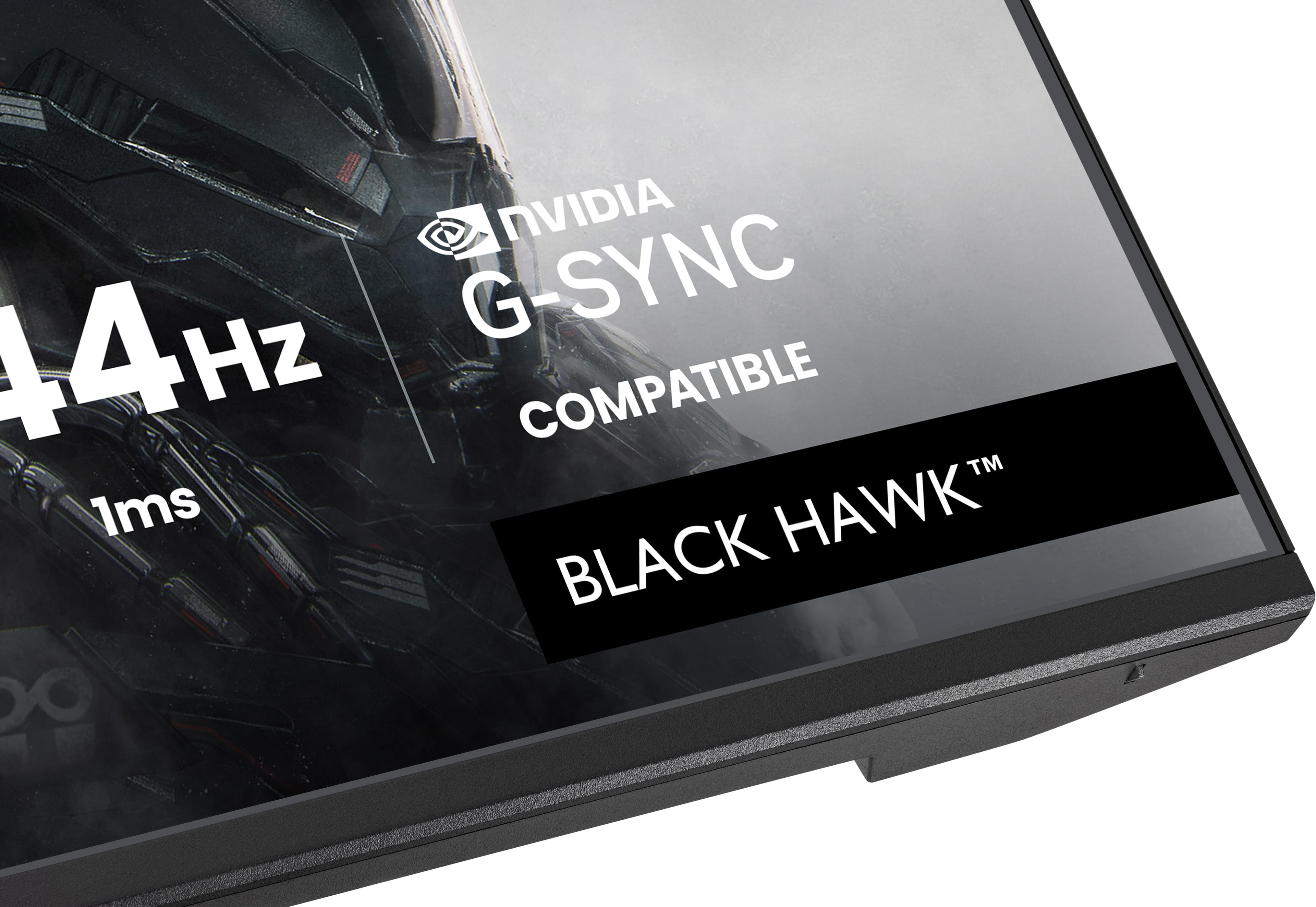 Monitor 144Hz, czas reakcji 1ms, kompatybilny z G-SYNC, Black Hawk.