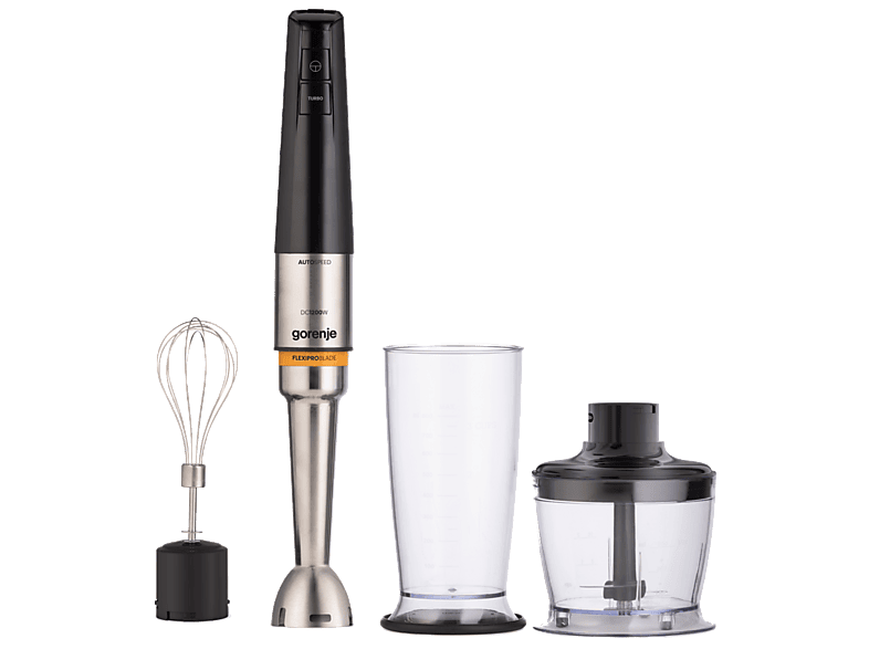 Blender ręczny GORENJE HBX1200EB Czarno-srebrny
