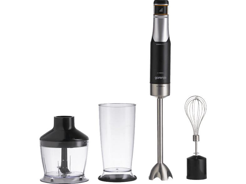 Blender ręczny GORENJE HBV1500VX Czarno-srebrny