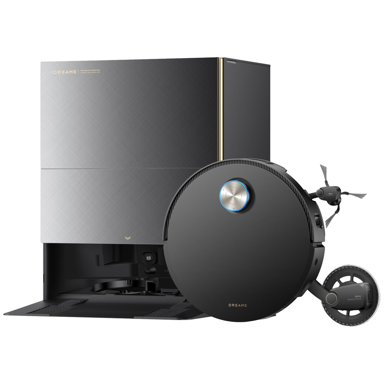 DREAME X60 Pro Ultra Compl - Robotstofzuiger - Met Dweilfunctie - Grijs