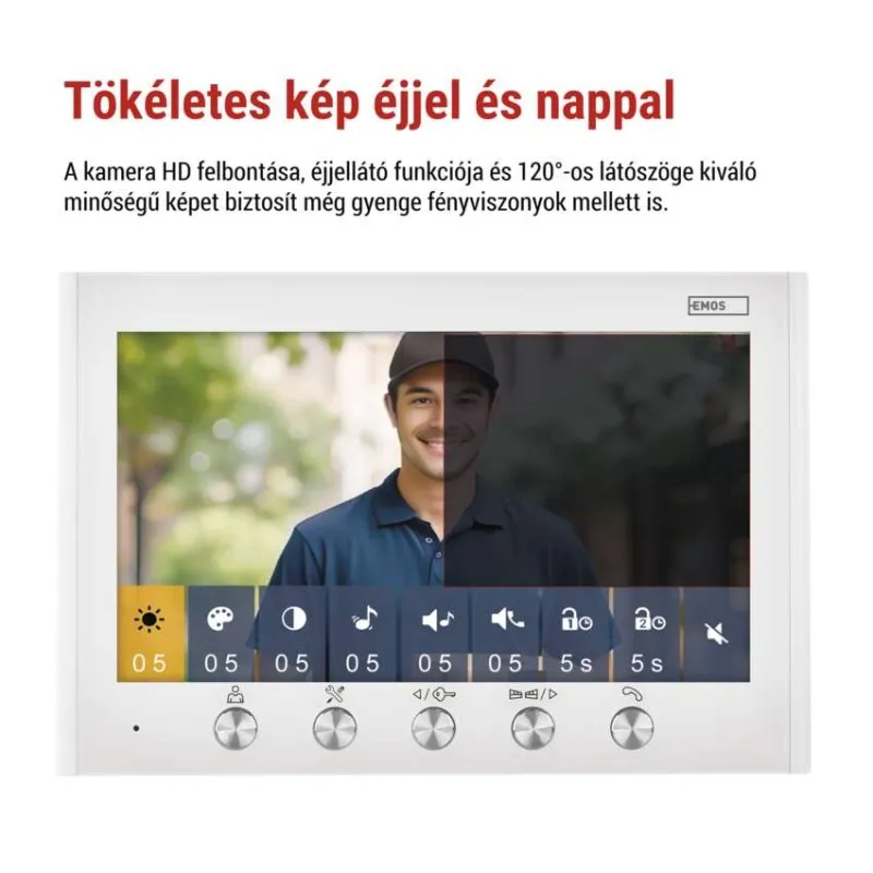 Egy sapkás férfi mosolyog, arca fele világos, fele sötét.