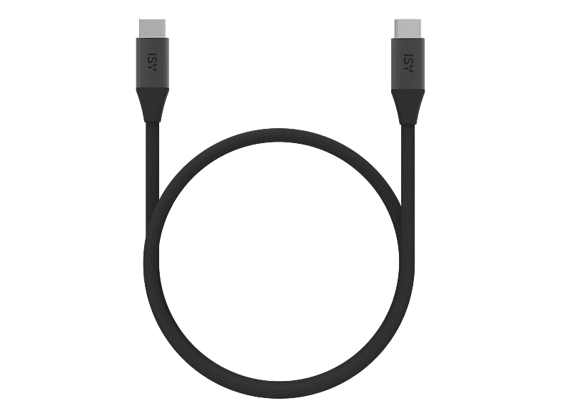 ISY IUC-7100 Schnellladekabel, 2M Schwarz
