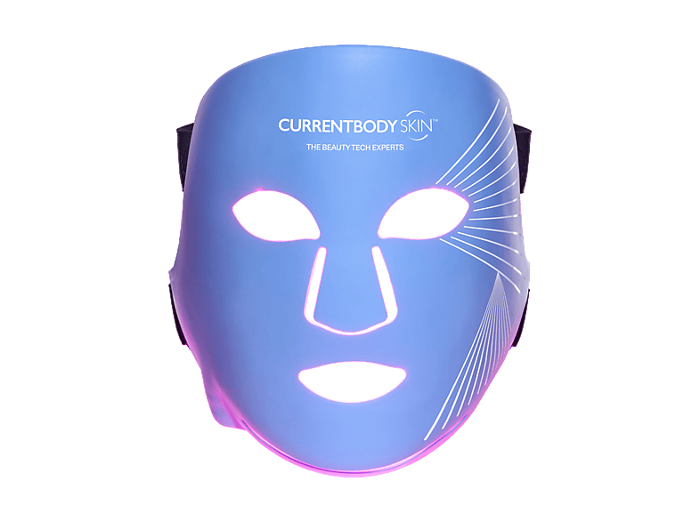 Máscara LED - CurrentBody CBD-BLEM-MASK-S2, Cara, Combina luz azul y roja, Azul
